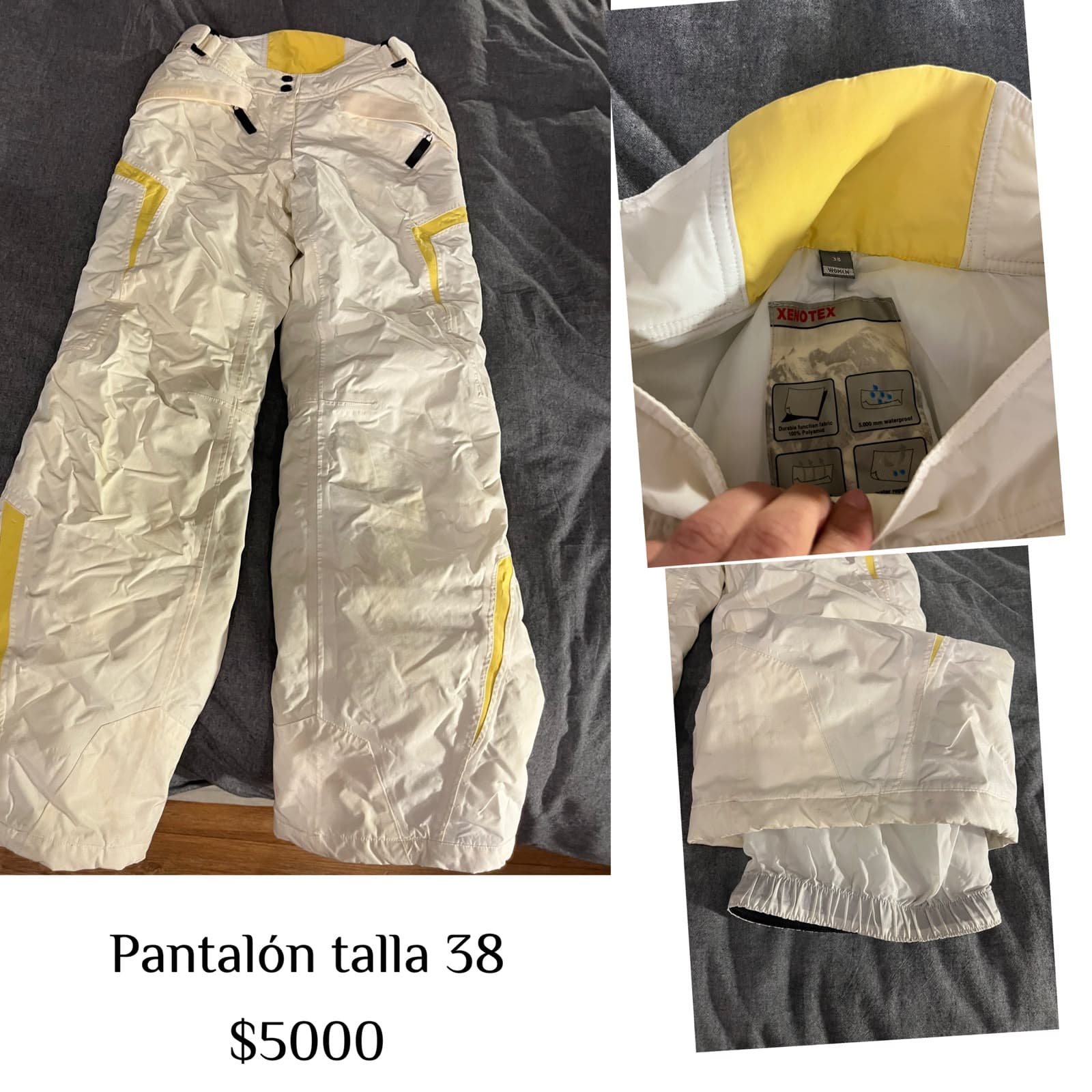 Pantalon de nieve talla 38