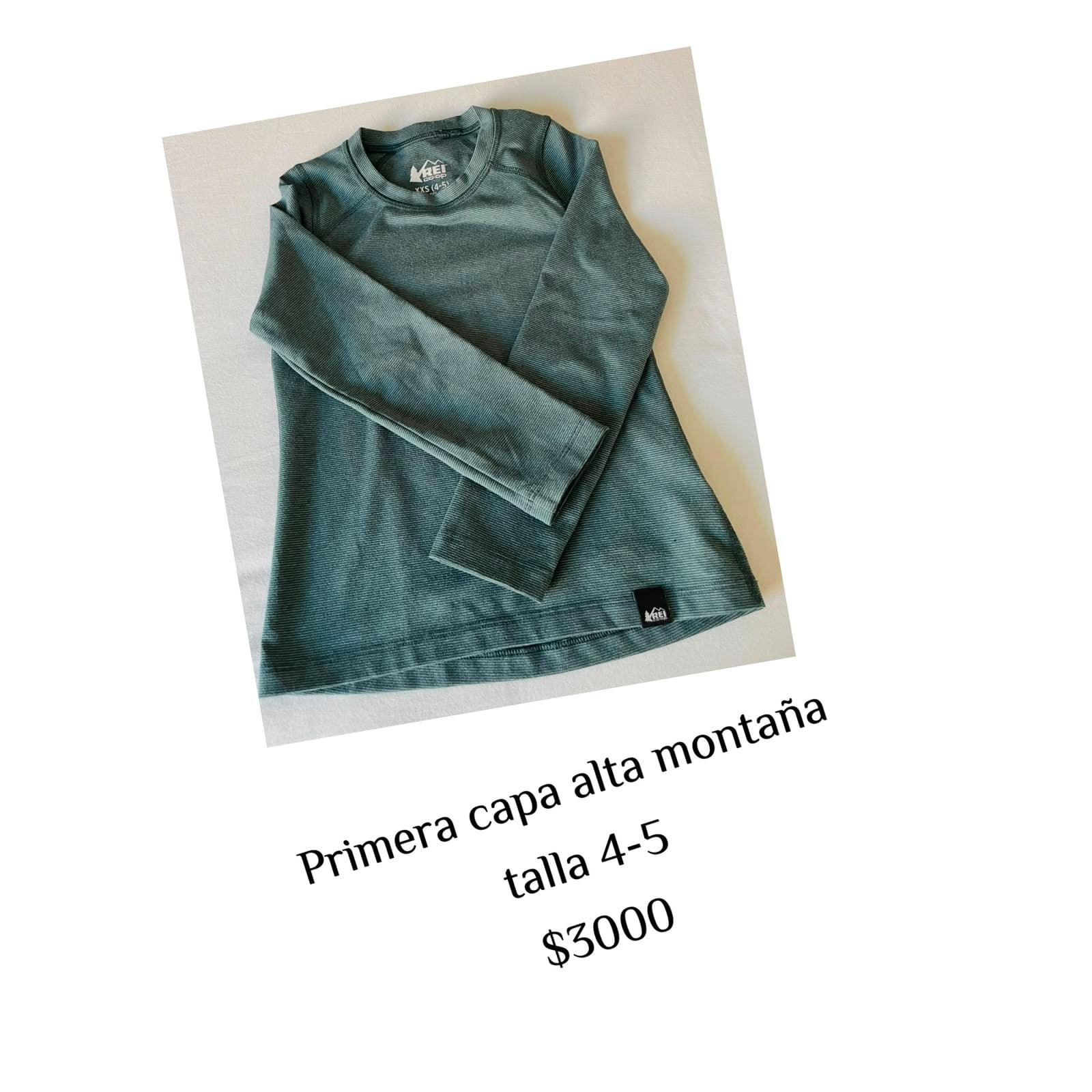 Primera capa alta montana talla 4-5
