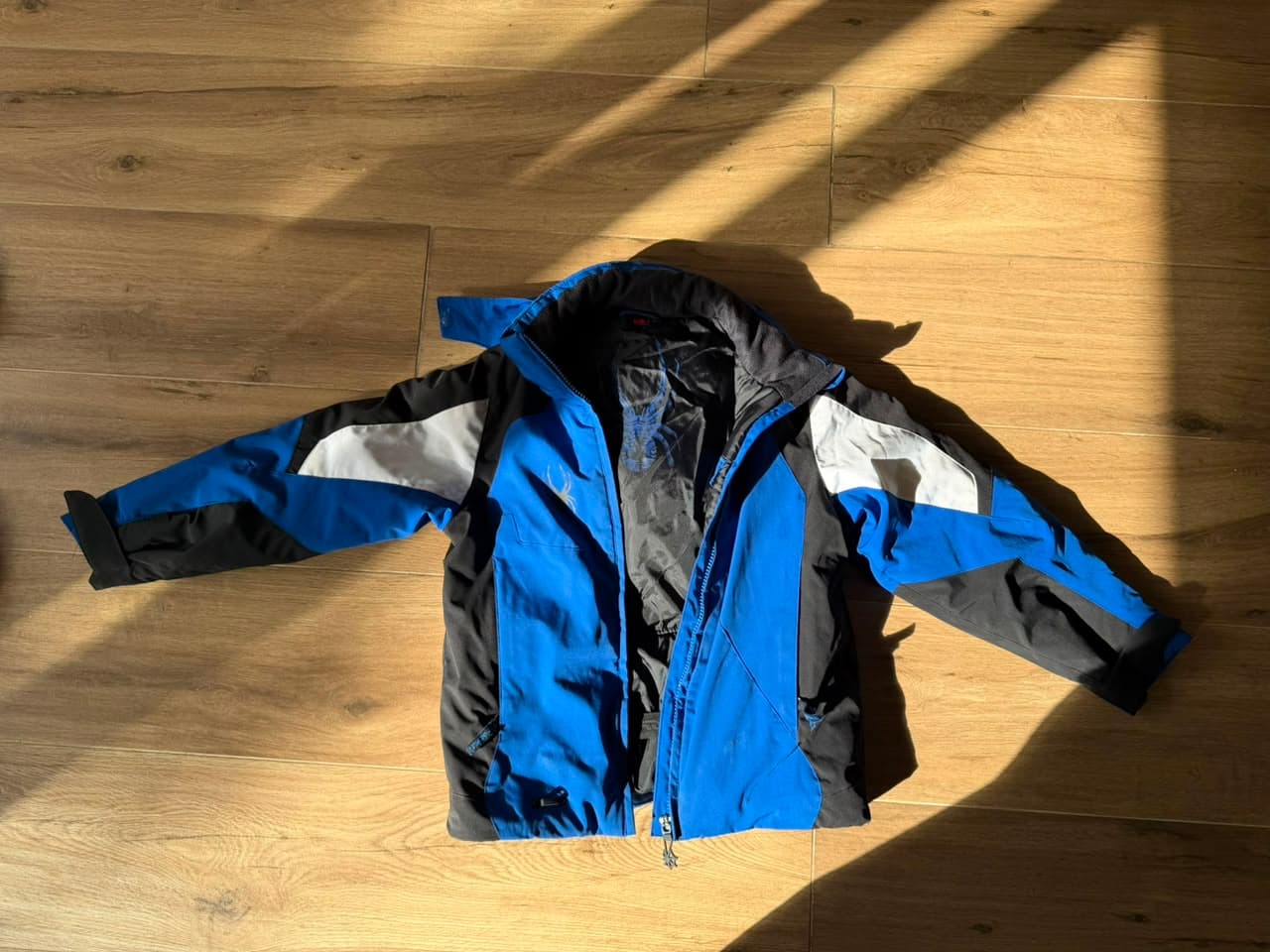 Parka de nieve Spyder talla 8, azul