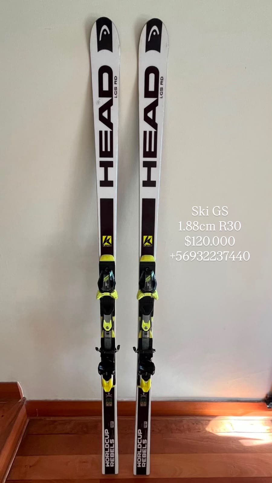 Ski GS Head 188cm R30