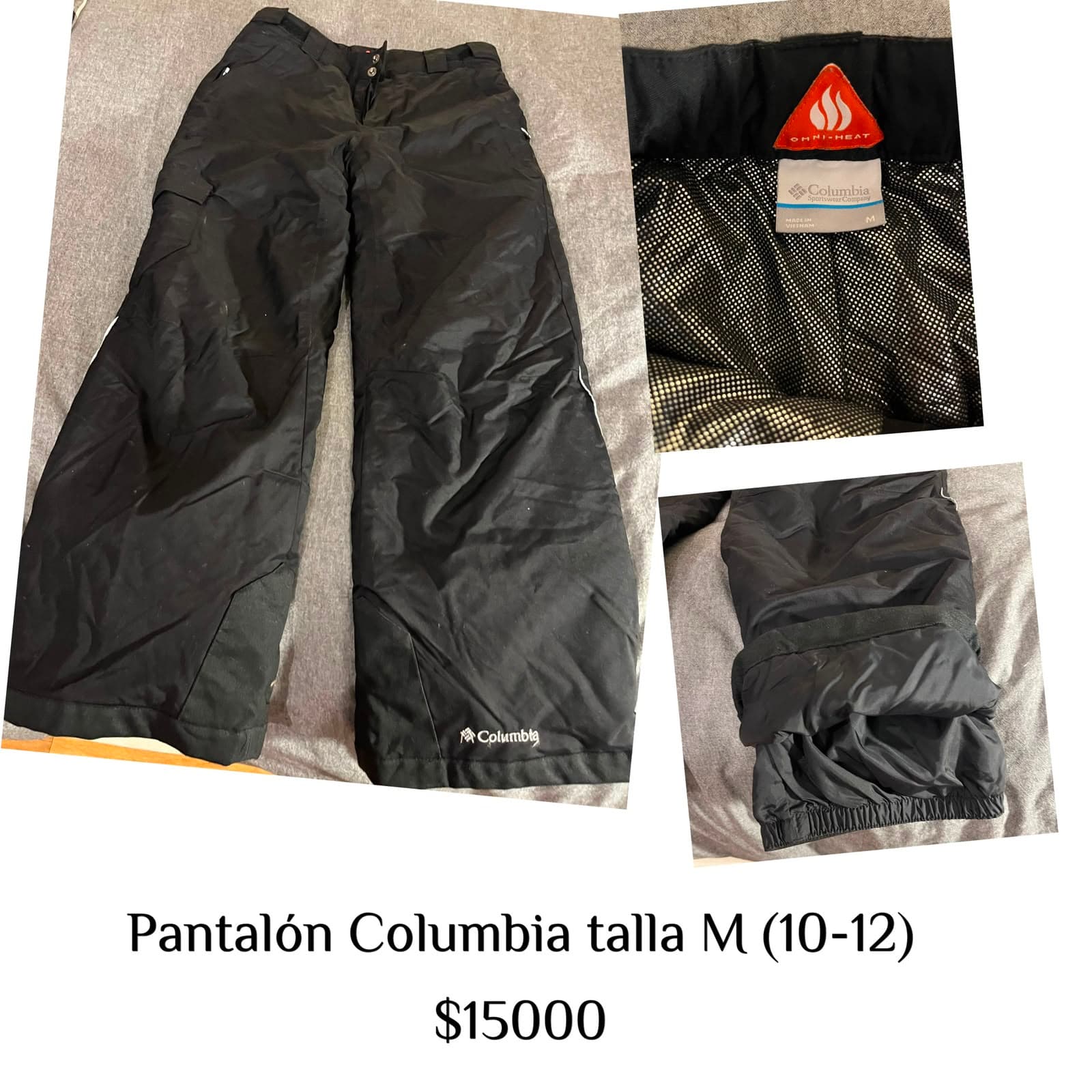 Pantalon Columbia talla M (10-12)