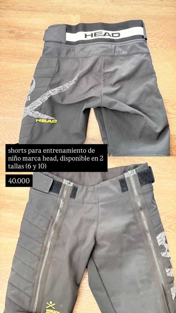 Shorts entrenamiento niño Head