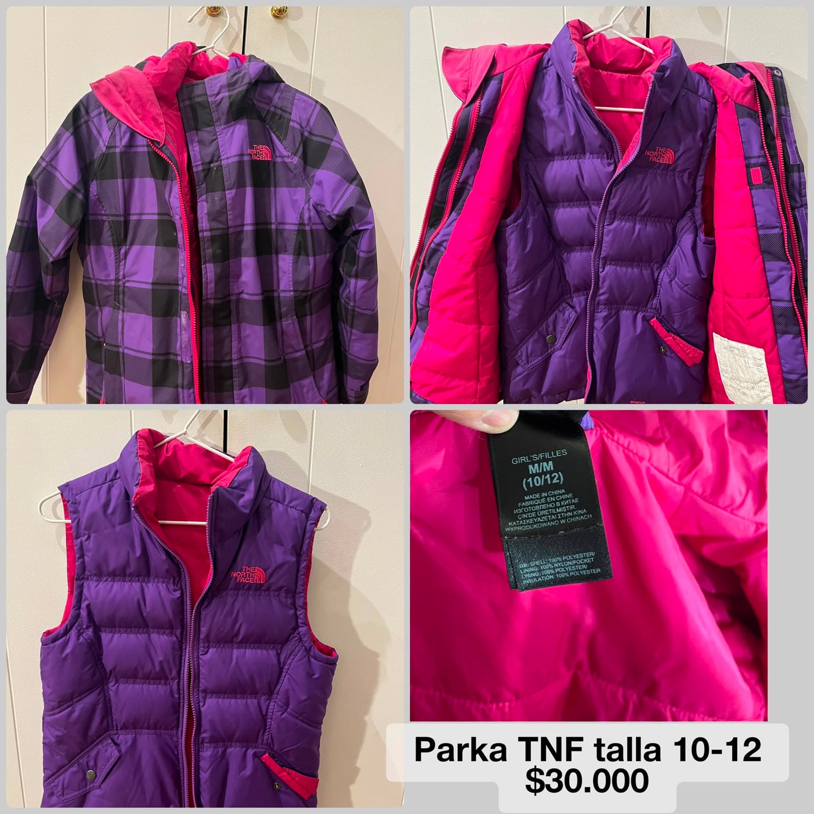 Parka The North Face talla 10-12