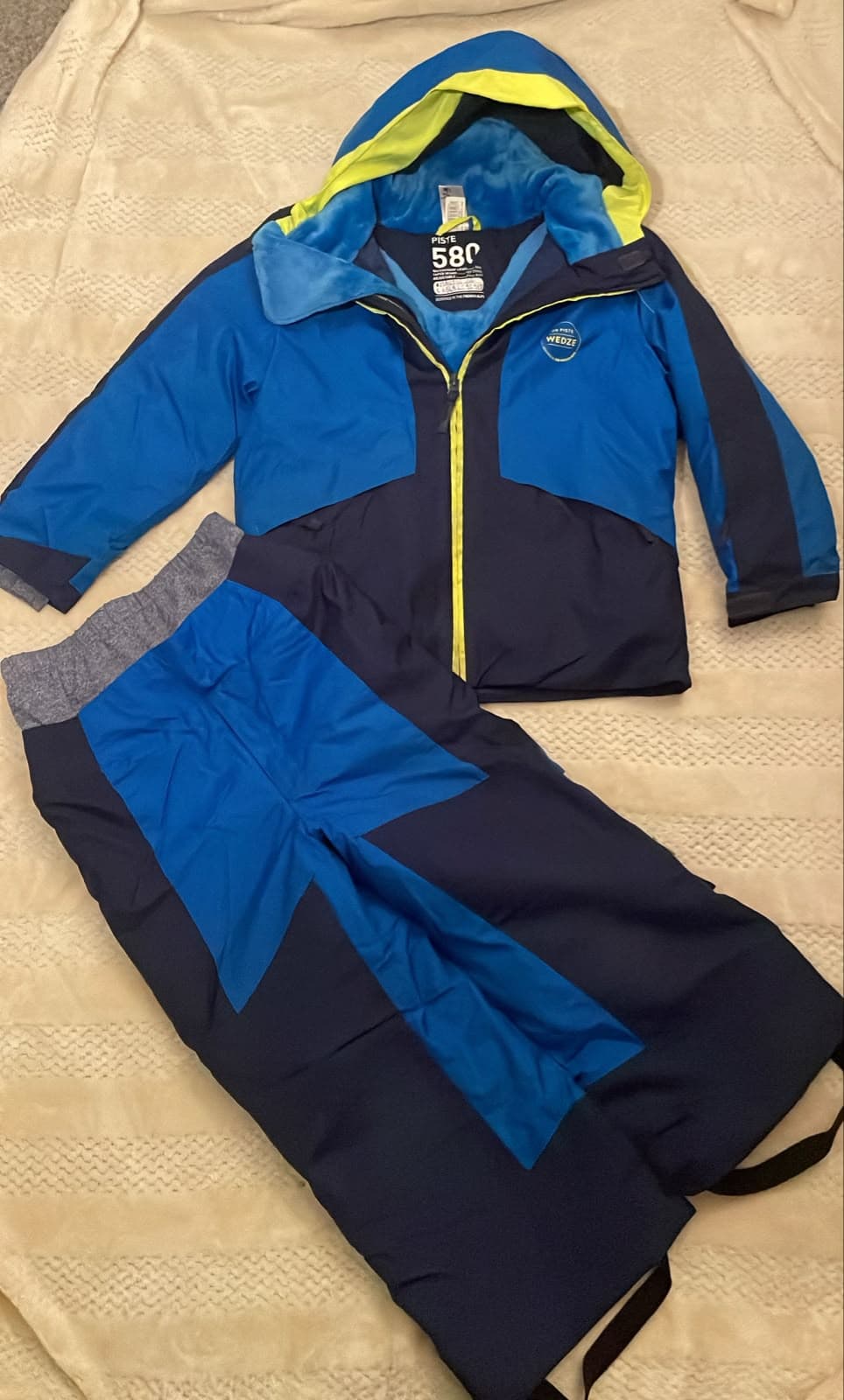 Enterito de ski forrado talla 5/7