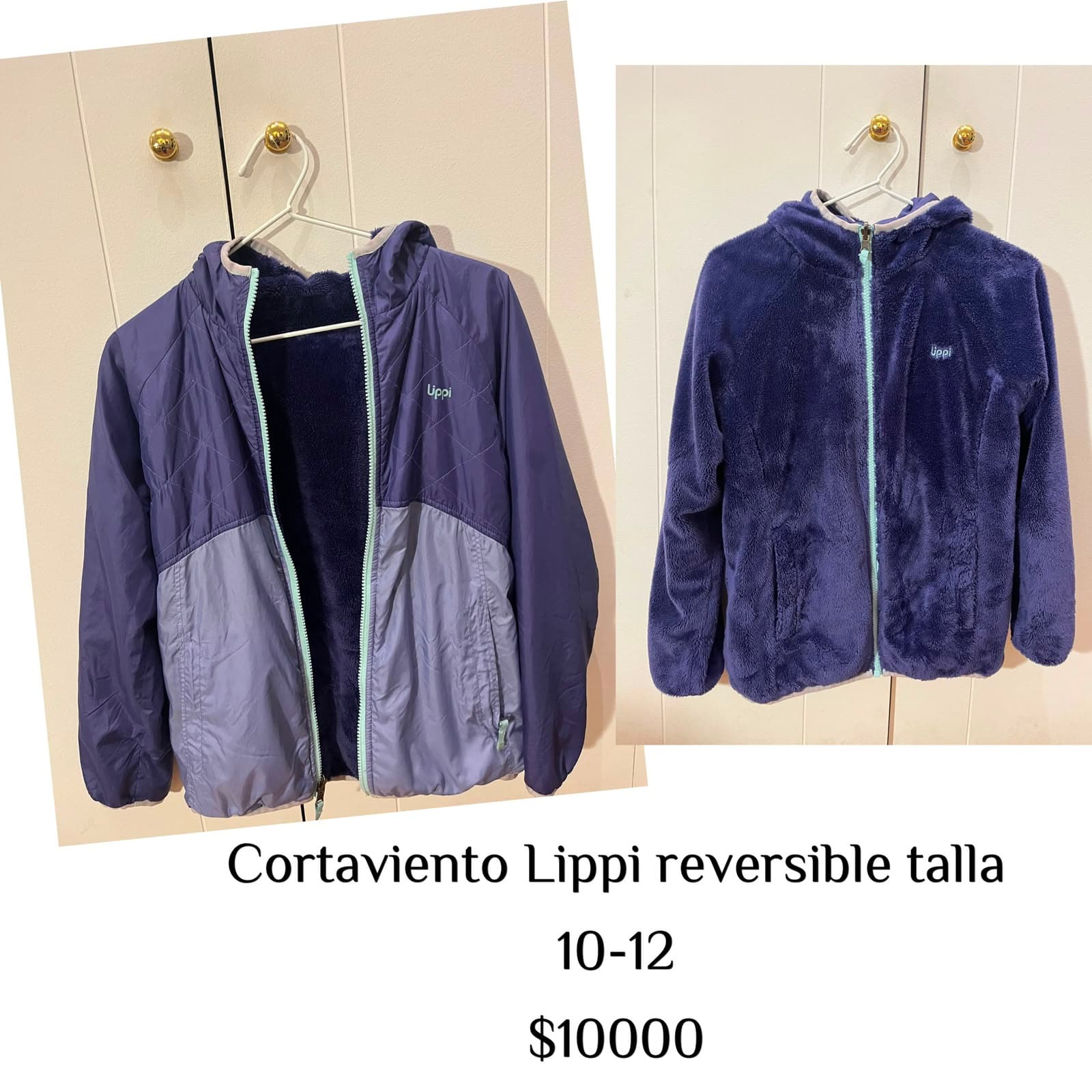 Cortaviento Lippi reversible talla 10-12