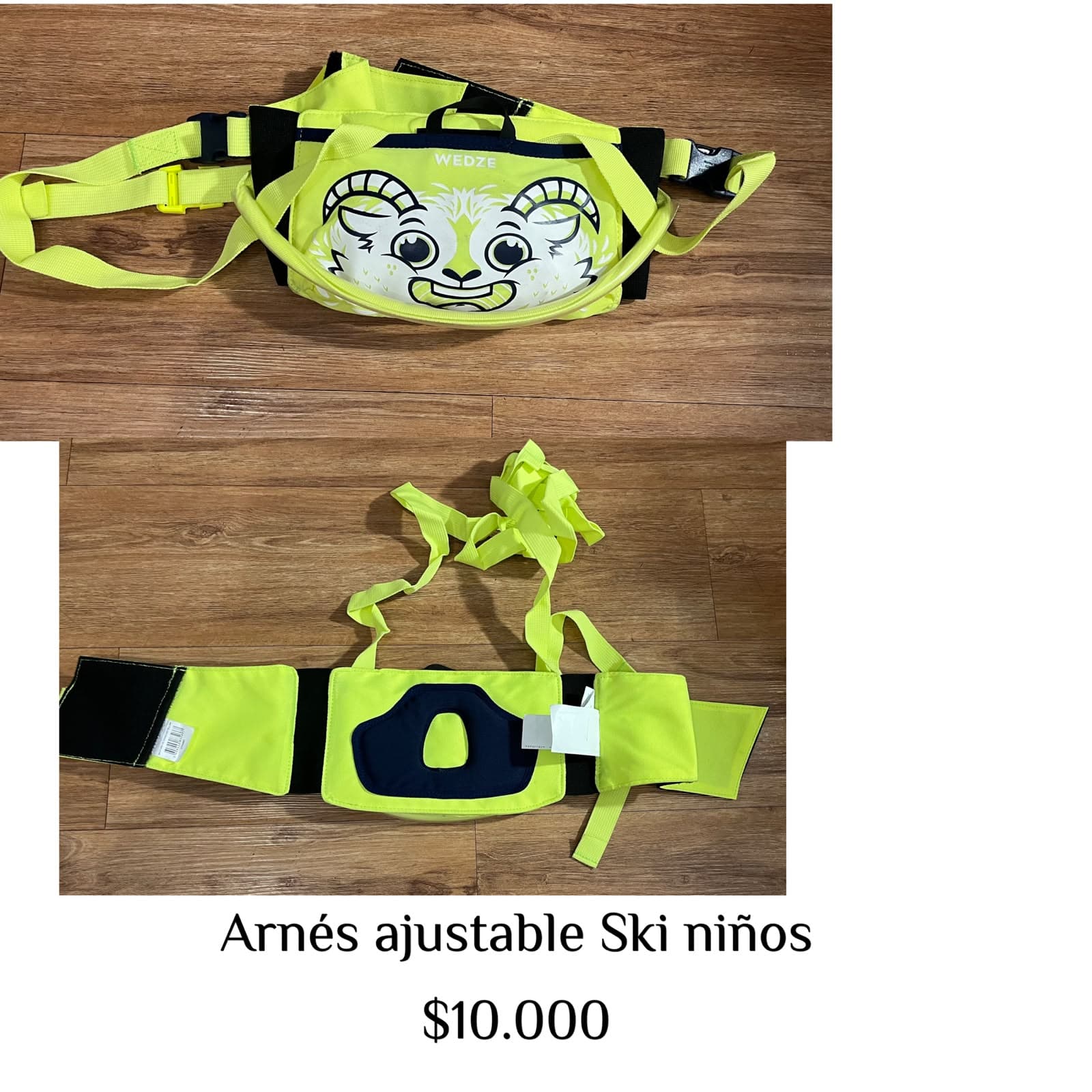 Arnes ajustable ski ninos