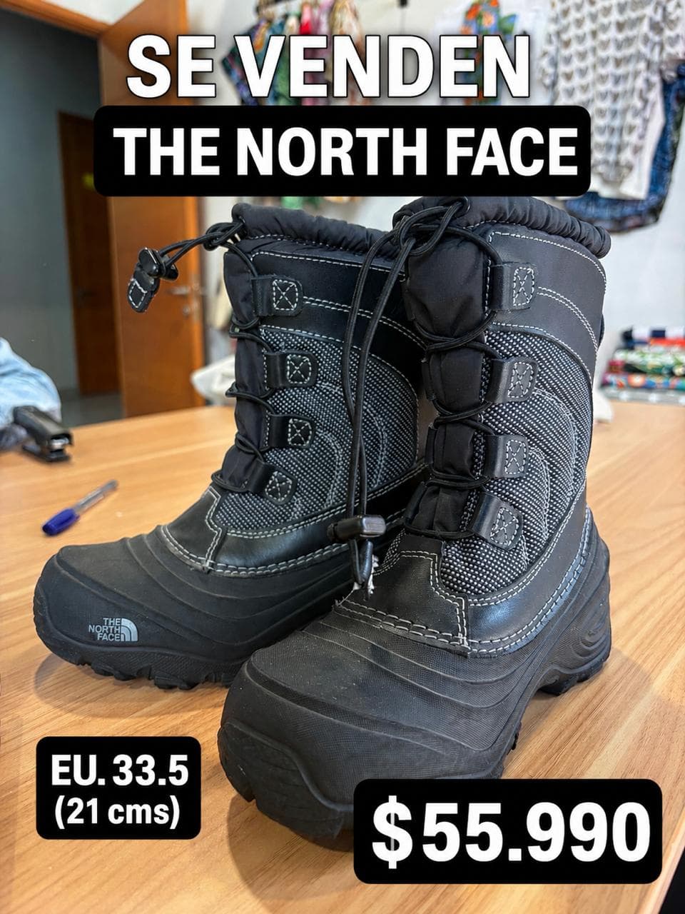 Botas de nieve The North Face, EU 33.5 (21cm)